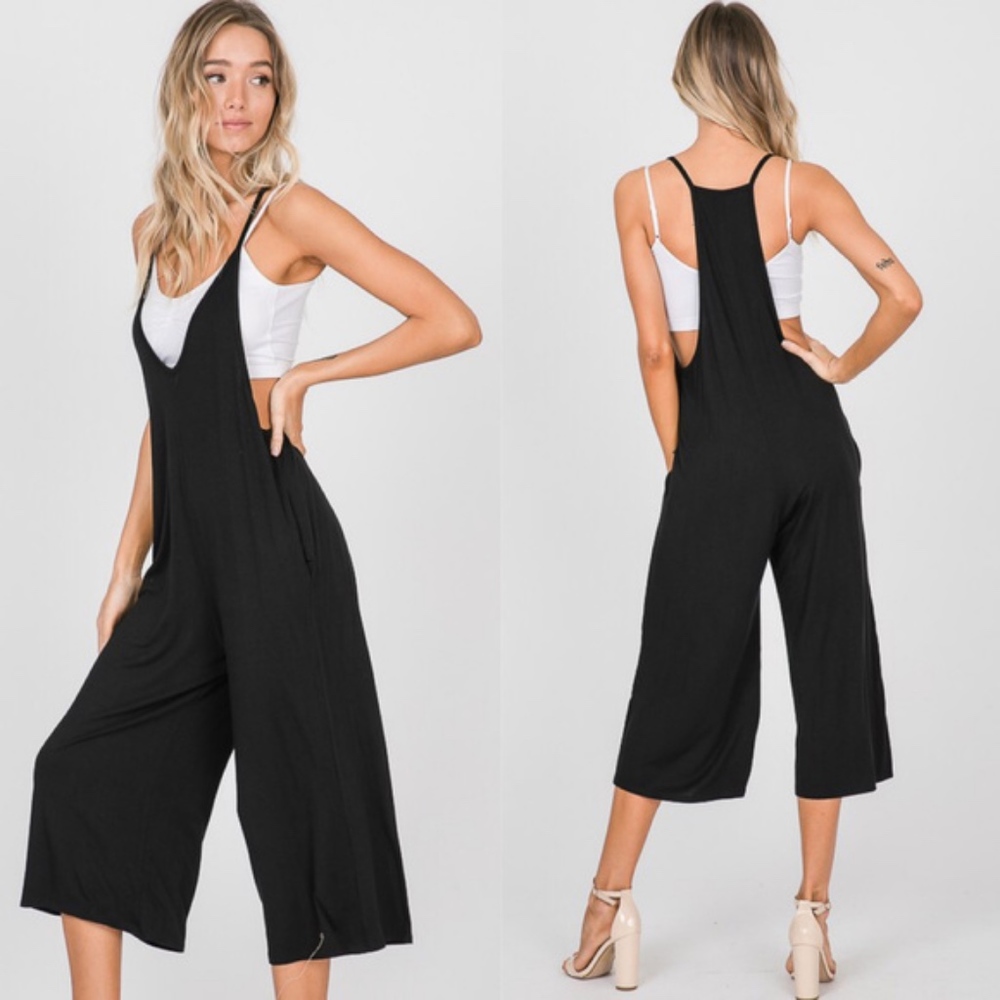 OLLIE MUST HAVE Jumpsuit - BLACK - Picture 2 of 2